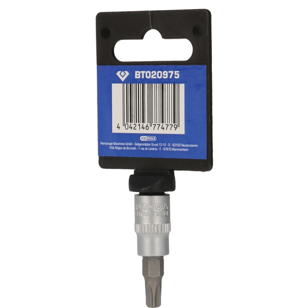 Produktabbildung Nr. 8: BRILLIANT TOOLS 1/4" Torx-Bit-Stecknuss, T30