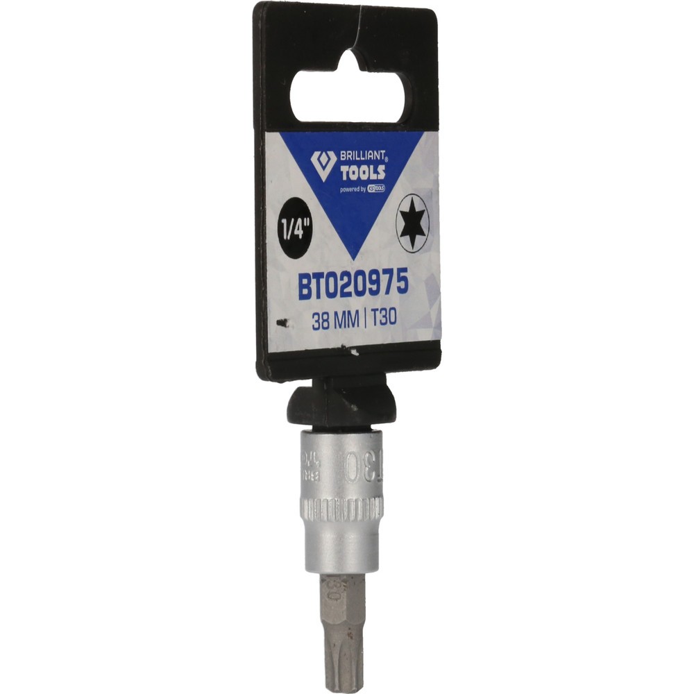 Produktabbildung Nr. 9: BRILLIANT TOOLS 1/4" Torx-Bit-Stecknuss, T30