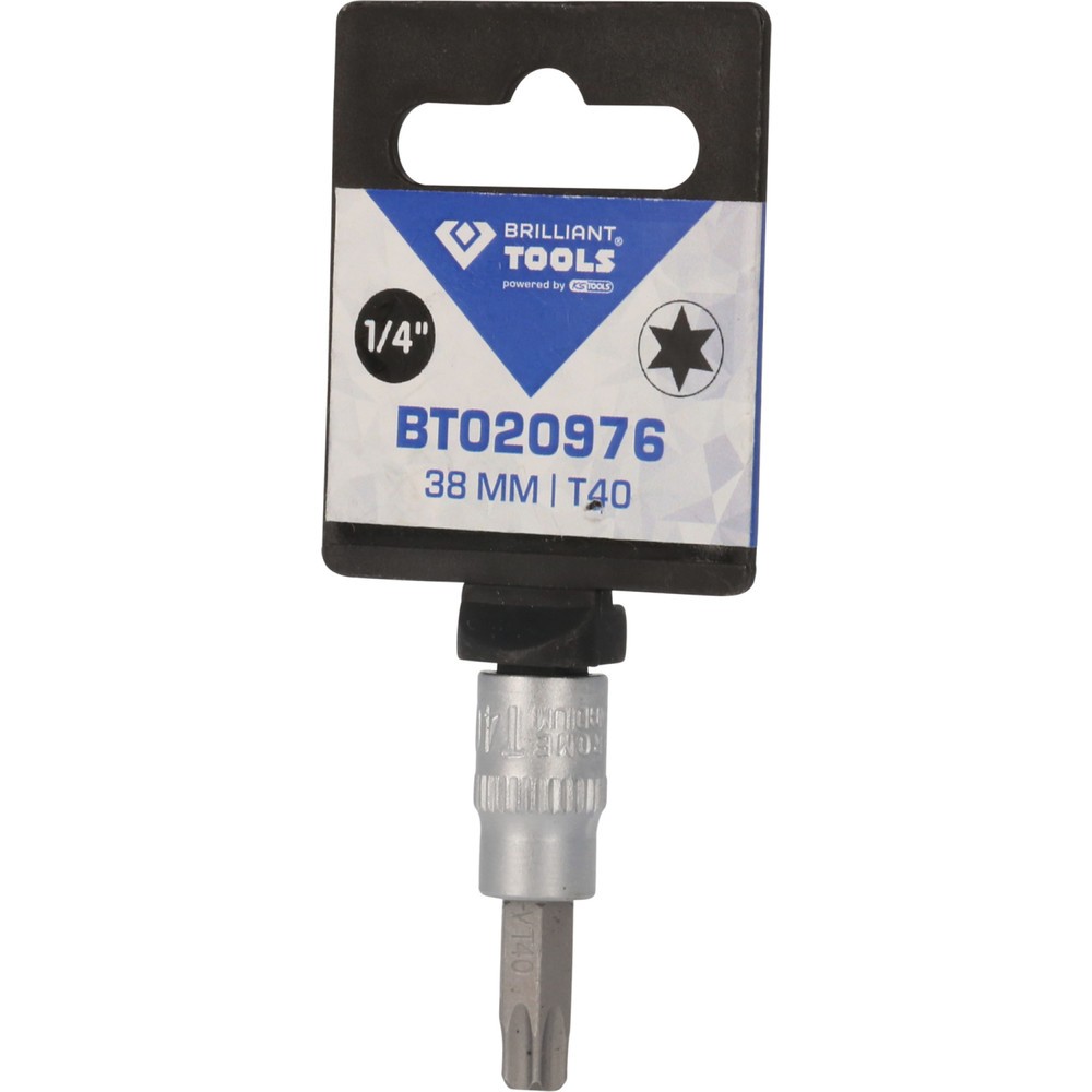 Produktabbildung Nr. 6: BRILLIANT TOOLS 1/4" Torx-Bit-Stecknuss, T40