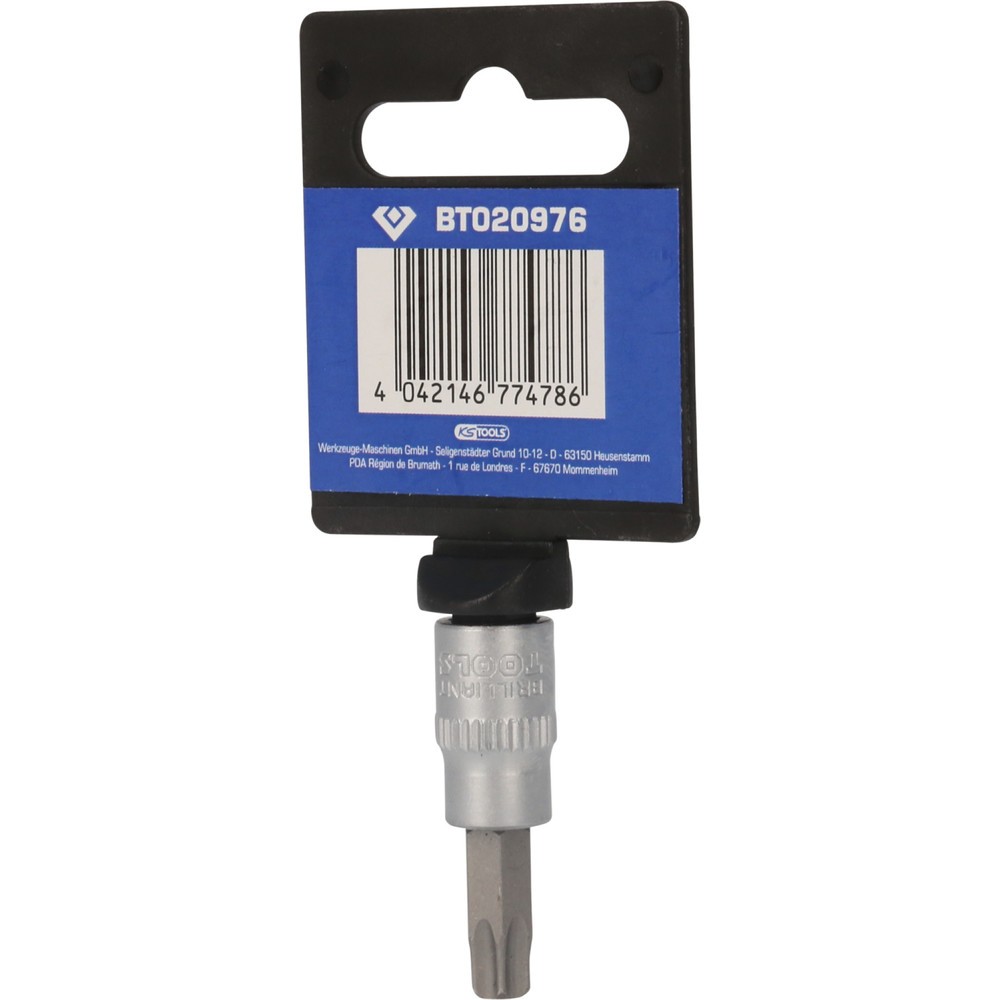 Produktabbildung Nr. 8: BRILLIANT TOOLS 1/4" Torx-Bit-Stecknuss, T40
