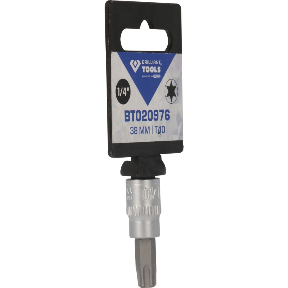 Produktabbildung Nr. 9: BRILLIANT TOOLS 1/4" Torx-Bit-Stecknuss, T40