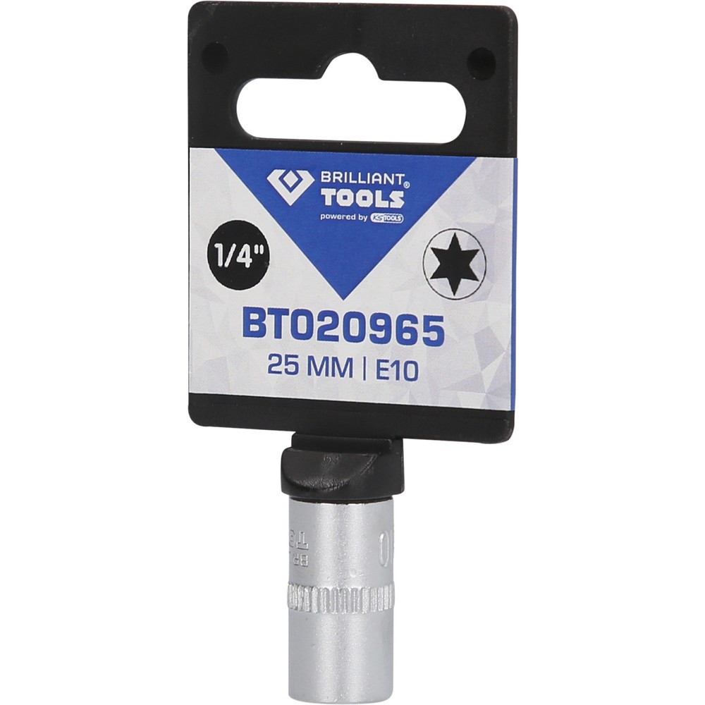 Produktabbildung Nr. 5: BRILLIANT TOOLS 1/4" Torx-E-Stecknuss, E10
