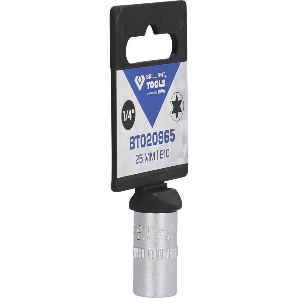 Produktabbildung Nr. 8: BRILLIANT TOOLS 1/4" Torx-E-Stecknuss, E10