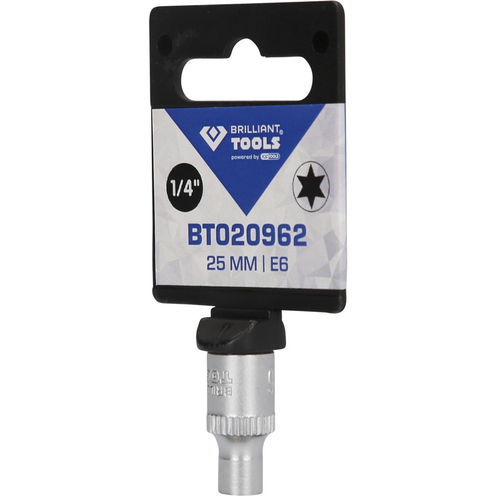 Produktabbildung Nr. 5: BRILLIANT TOOLS 1/4" Torx-E-Stecknuss, E6