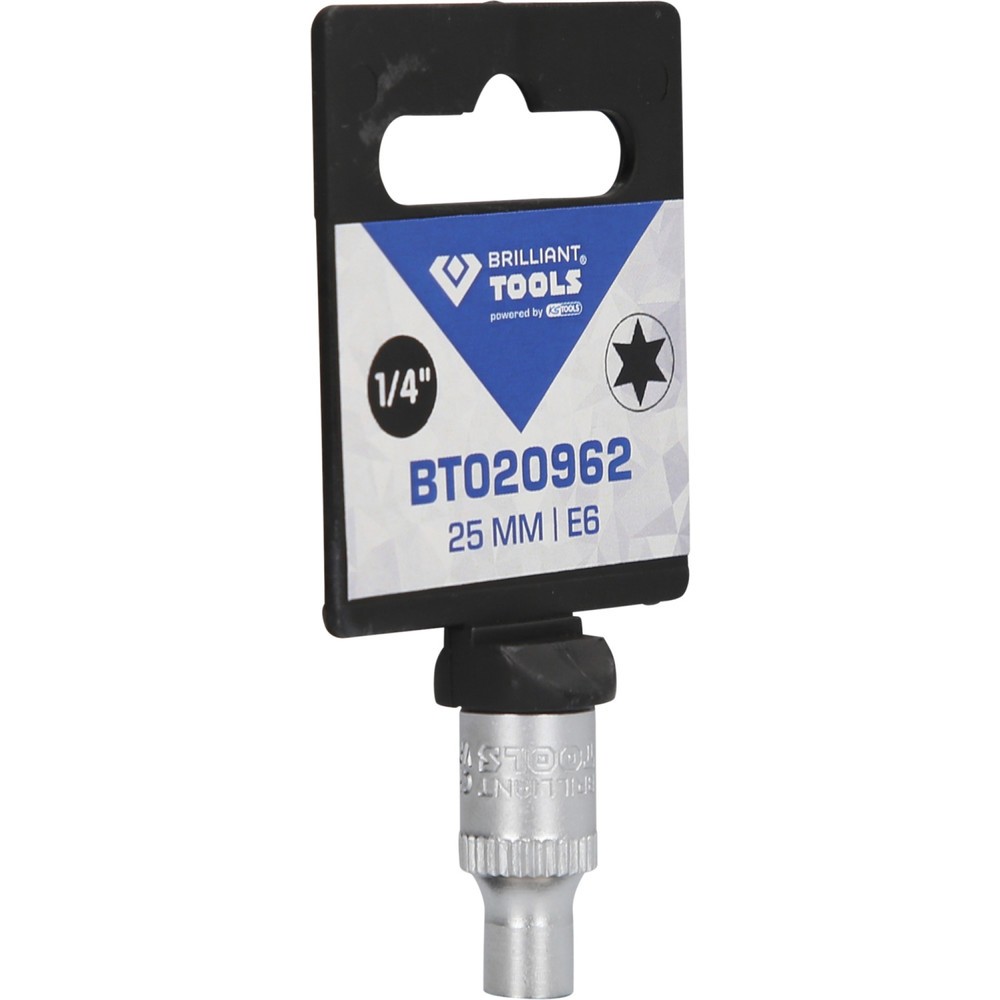 Produktabbildung Nr. 8: BRILLIANT TOOLS 1/4" Torx-E-Stecknuss, E6