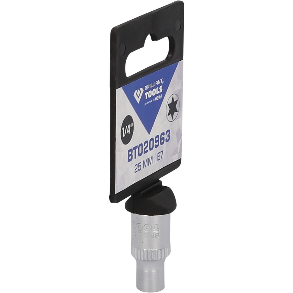 Produktabbildung Nr. 8: BRILLIANT TOOLS 1/4" Torx-E-Stecknuss, E7