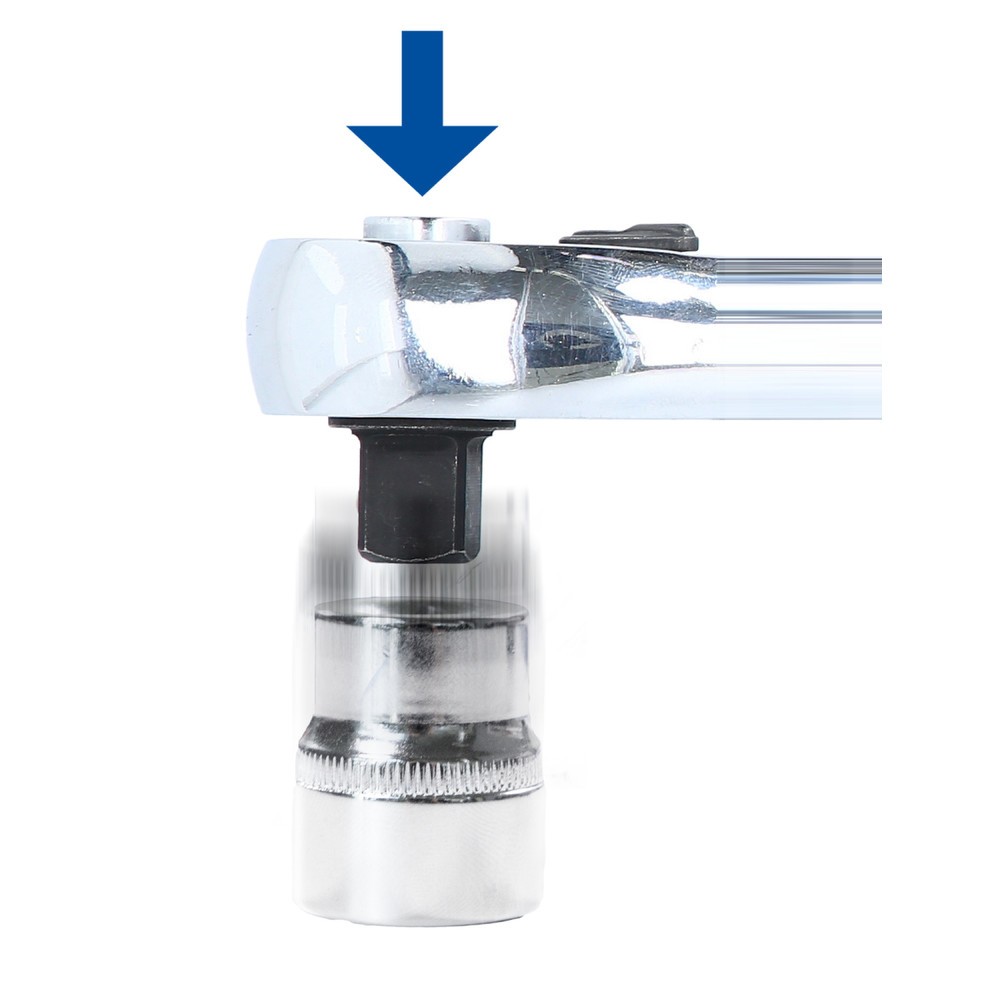 Produktabbildung Nr. 12: BRILLIANT TOOLS 1/4" Umschaltknarre mit Metallgriff