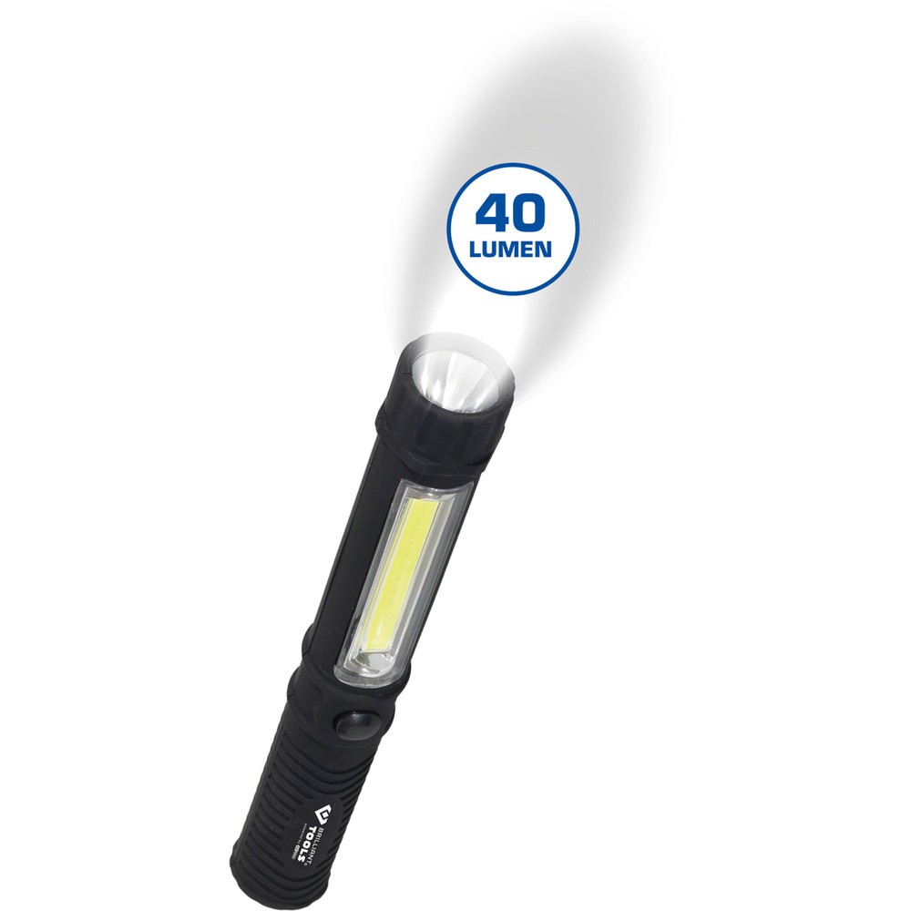 Produktabbildung Nr. 3: BRILLIANT TOOLS 2 in 1 COB-Taschenlampe mit 140 Lumen