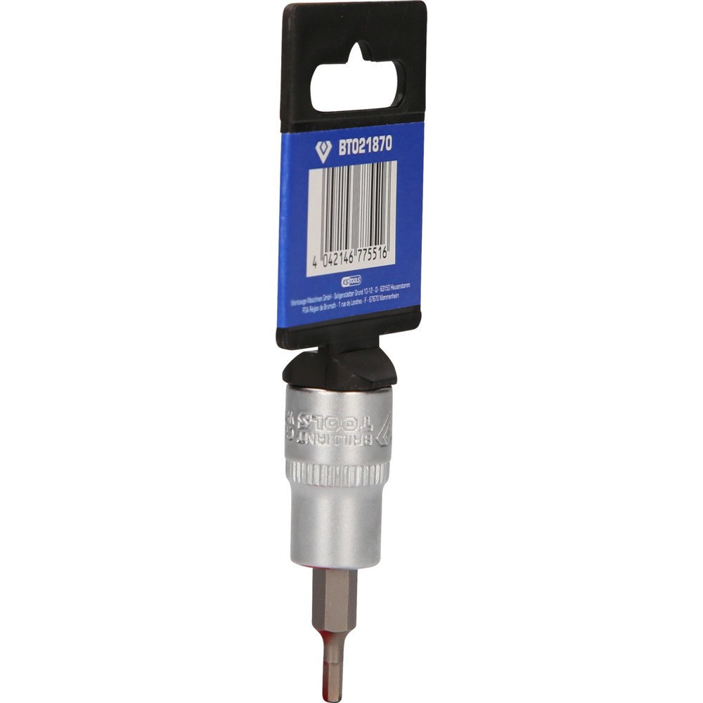 Produktabbildung Nr. 6: BRILLIANT TOOLS 3/8" Innensechskant Bit-Stecknuss, 3 mm