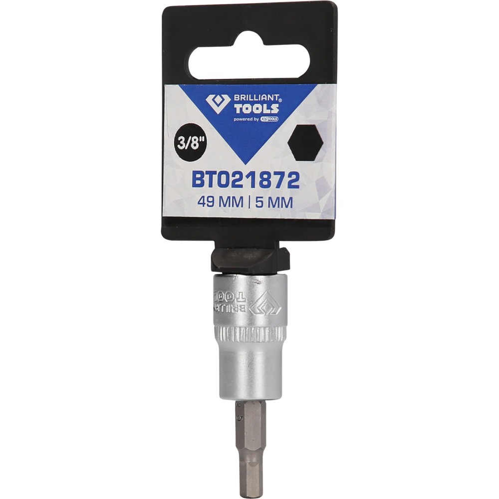 Produktabbildung Nr. 5: BRILLIANT TOOLS 3/8" Innensechskant Bit-Stecknuss, 5 mm