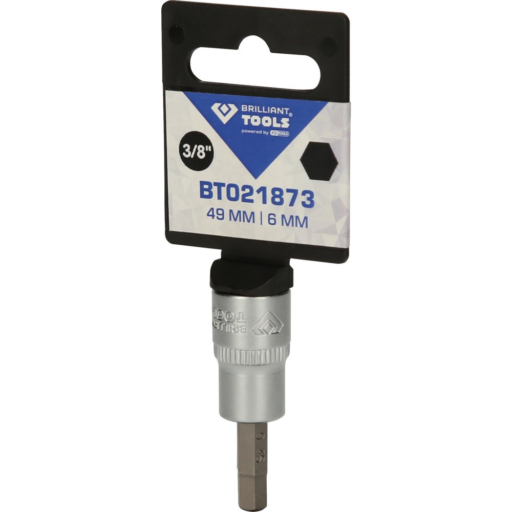 Produktabbildung Nr. 5: BRILLIANT TOOLS 3/8" Innensechskant Bit-Stecknuss, 6 mm
