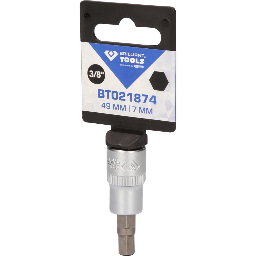 Produktabbildung Nr. 5: BRILLIANT TOOLS 3/8" Innensechskant Bit-Stecknuss, 7 mm