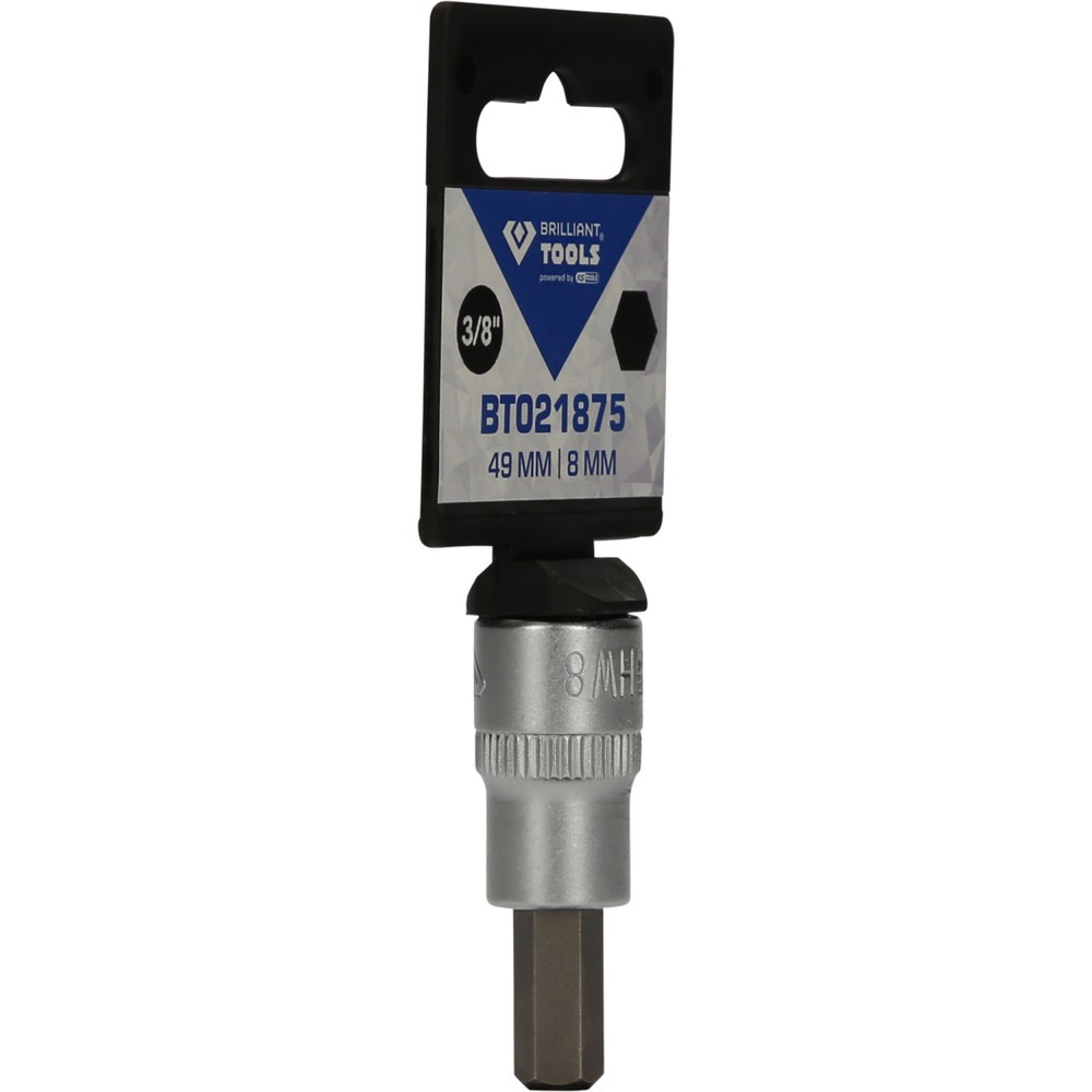 Produktabbildung Nr. 8: BRILLIANT TOOLS 3/8" Innensechskant Bit-Stecknuss, 8 mm