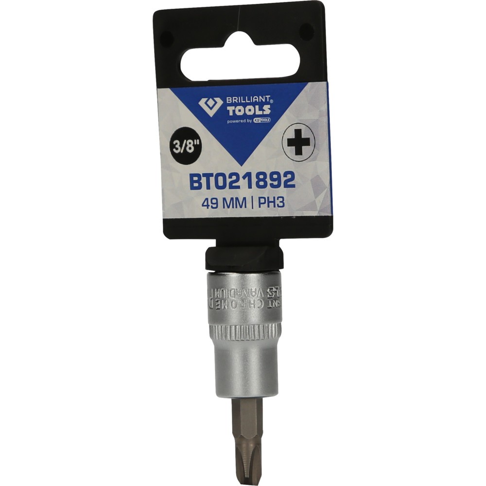 Produktabbildung Nr. 5: BRILLIANT TOOLS 3/8" PH Kreuzschlitz Bit-Stecknuss, PH3