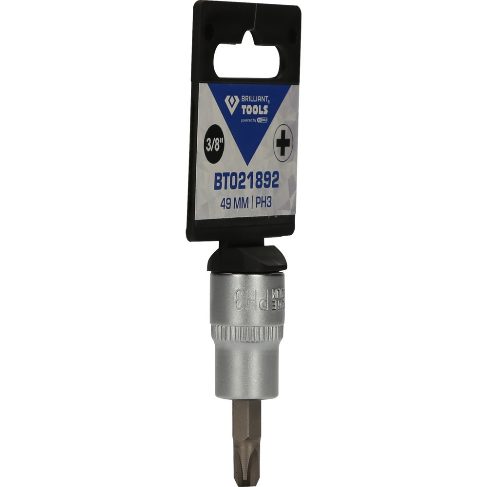 Produktabbildung Nr. 8: BRILLIANT TOOLS 3/8" PH Kreuzschlitz Bit-Stecknuss, PH3