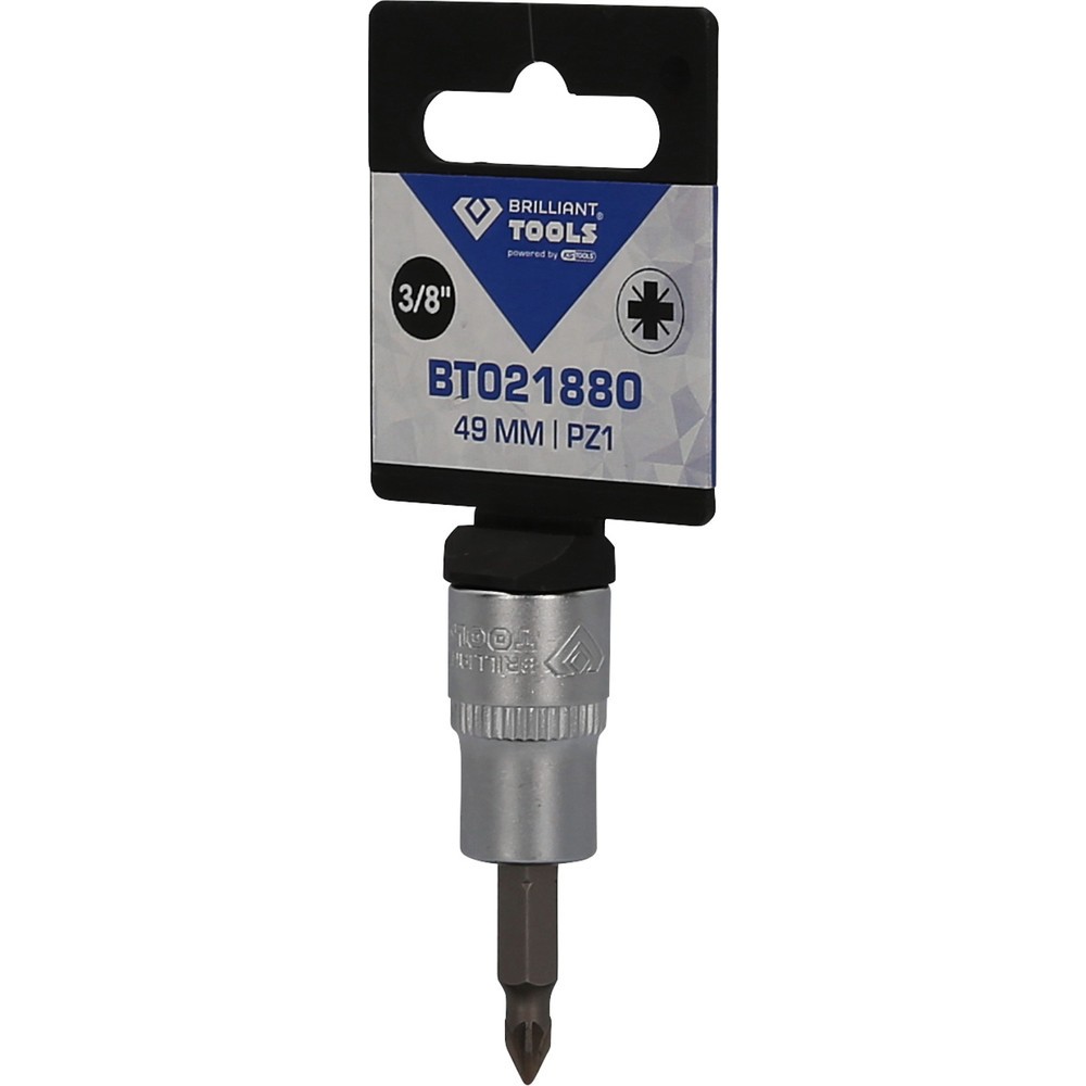 Produktabbildung Nr. 5: BRILLIANT TOOLS 3/8" PZ Kreuzschlitz Bit-Stecknuss, PZ1