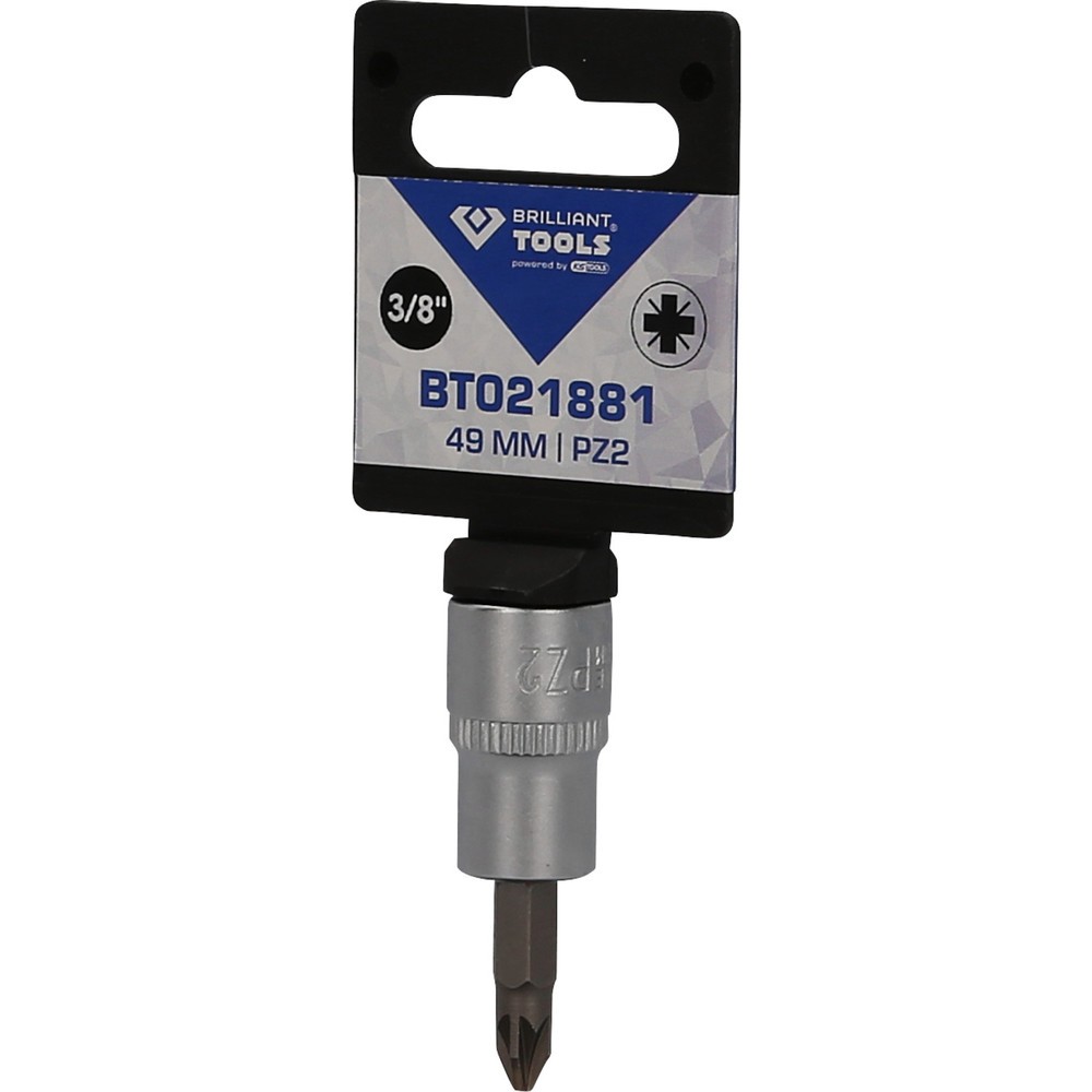 Produktabbildung Nr. 5: BRILLIANT TOOLS 3/8" PZ Kreuzschlitz Bit-Stecknuss, PZ2