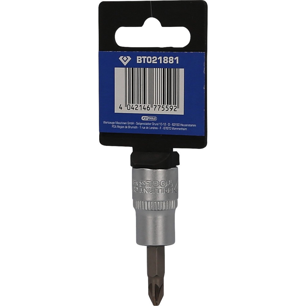 Produktabbildung Nr. 7: BRILLIANT TOOLS 3/8" PZ Kreuzschlitz Bit-Stecknuss, PZ2