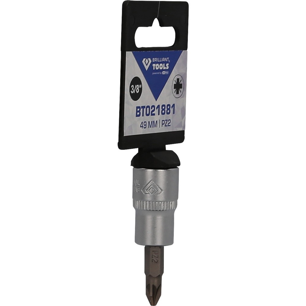 Produktabbildung Nr. 8: BRILLIANT TOOLS 3/8" PZ Kreuzschlitz Bit-Stecknuss, PZ2