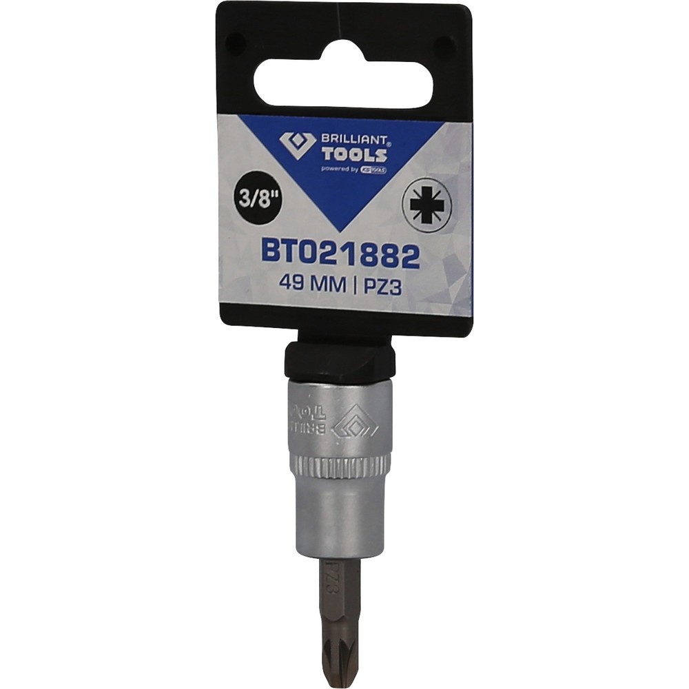 Produktabbildung Nr. 5: BRILLIANT TOOLS 3/8" PZ Kreuzschlitz Bit-Stecknuss, PZ3
