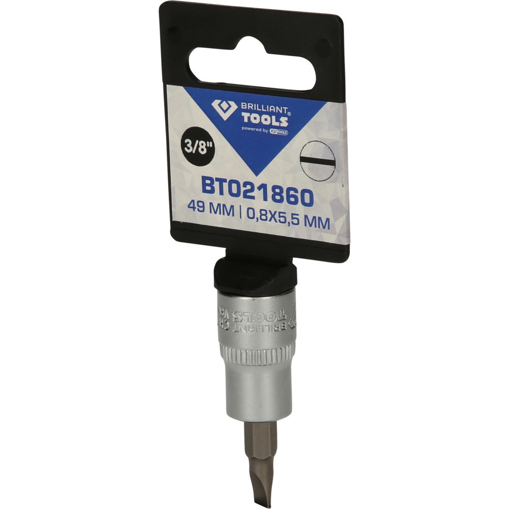 Produktabbildung Nr. 5: BRILLIANT TOOLS 3/8" Schlitz Bit-Stecknuss, 0,8 x 5,5 mm