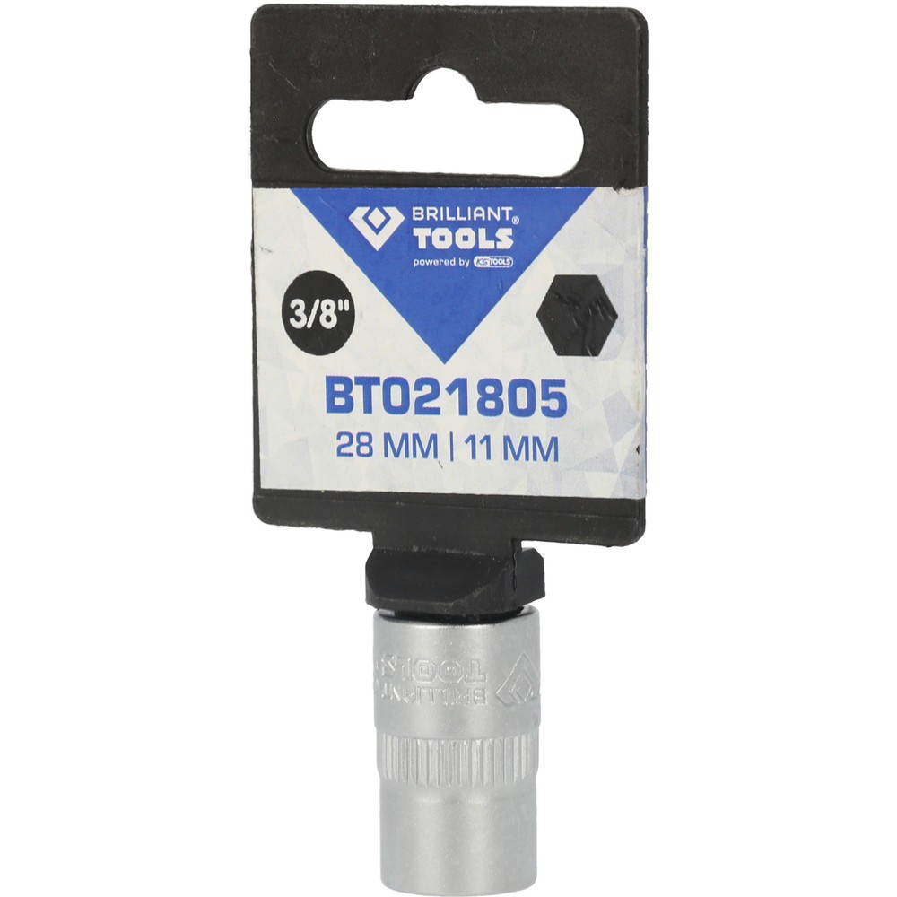 Produktabbildung Nr. 6: BRILLIANT TOOLS 3/8" Sechskant-Stecknuss, 11 mm