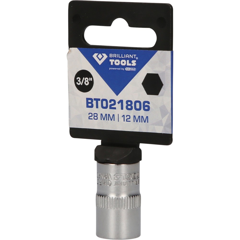 Produktabbildung Nr. 5: BRILLIANT TOOLS 3/8" Sechskant-Stecknuss, 12 mm
