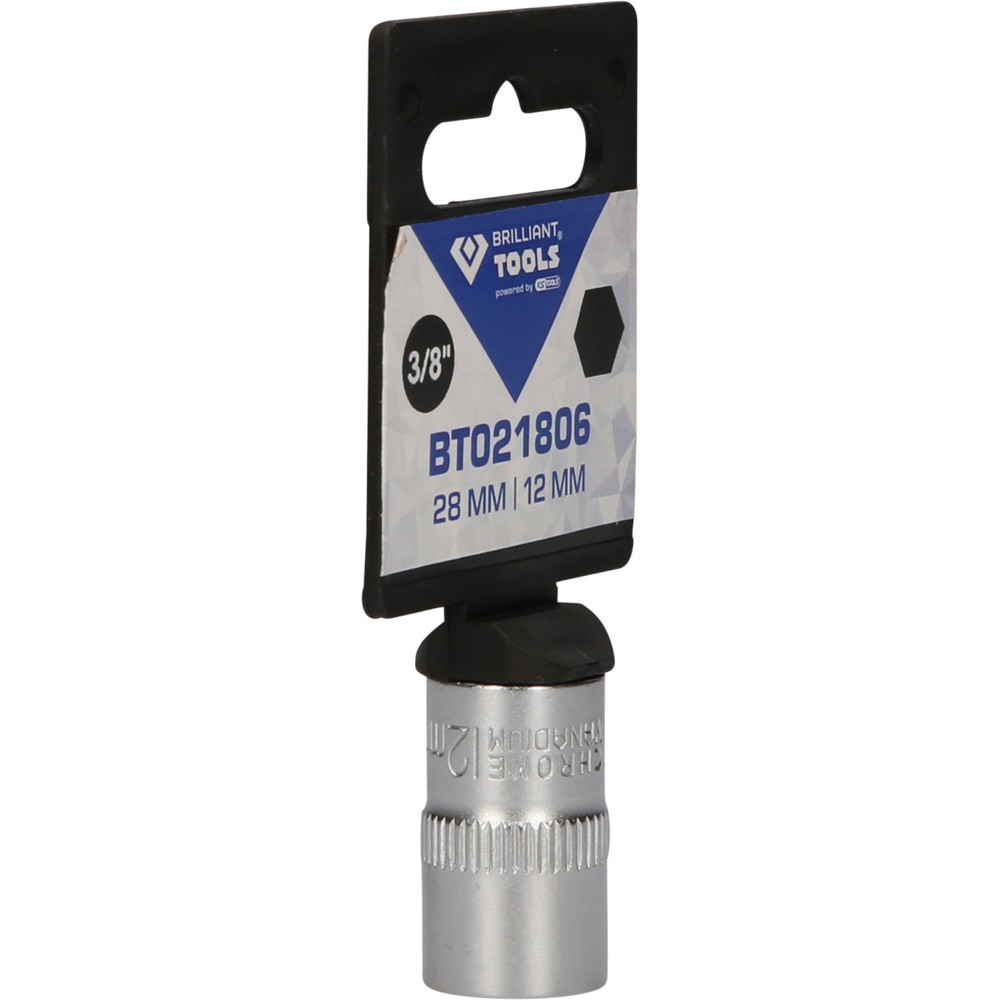 Produktabbildung Nr. 8: BRILLIANT TOOLS 3/8" Sechskant-Stecknuss, 12 mm