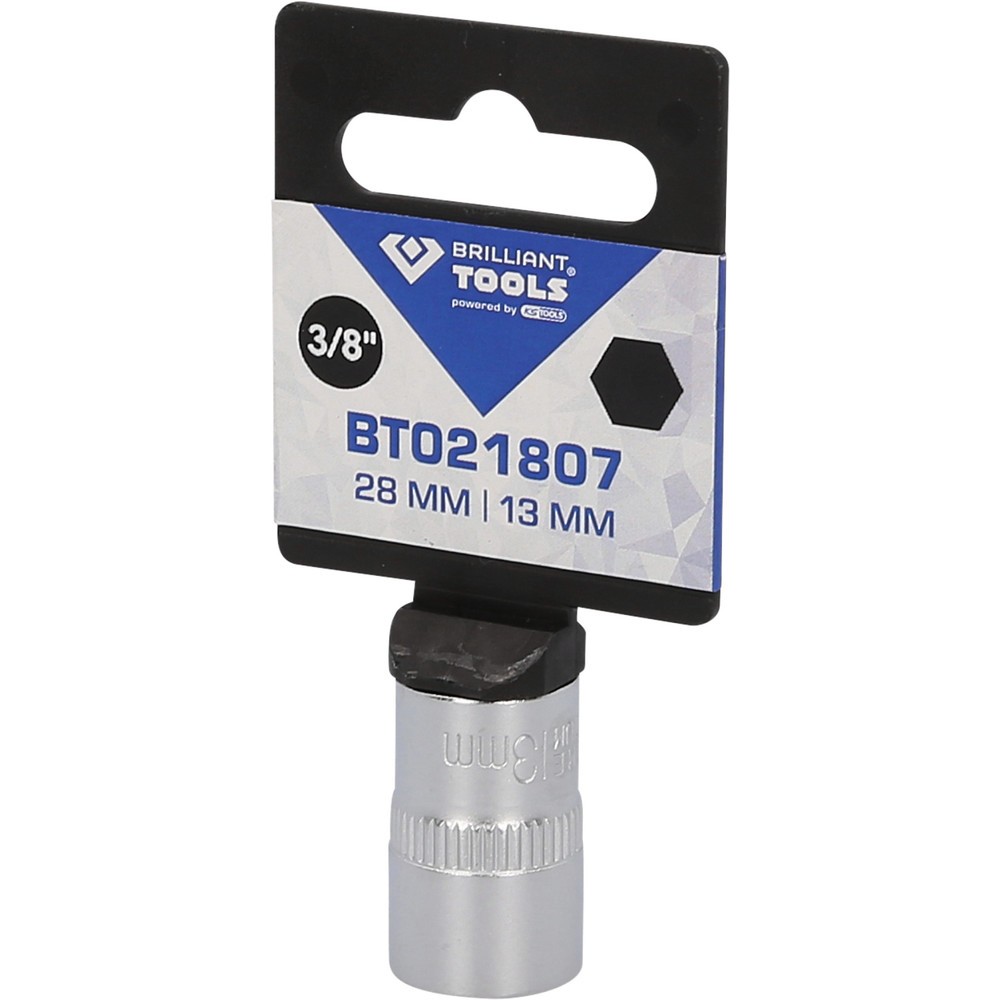 Produktabbildung Nr. 5: BRILLIANT TOOLS 3/8" Sechskant-Stecknuss, 13 mm