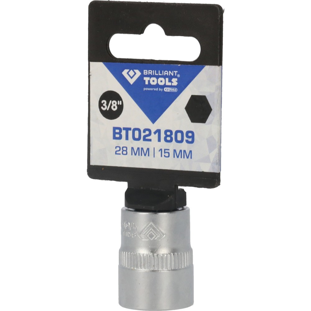 Produktabbildung Nr. 5: BRILLIANT TOOLS 3/8" Sechskant-Stecknuss, 15 mm