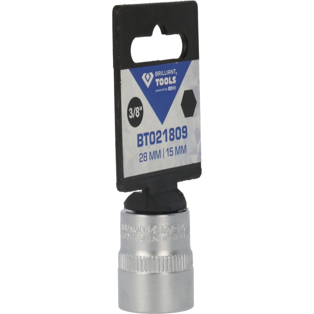 Produktabbildung Nr. 8: BRILLIANT TOOLS 3/8" Sechskant-Stecknuss, 15 mm