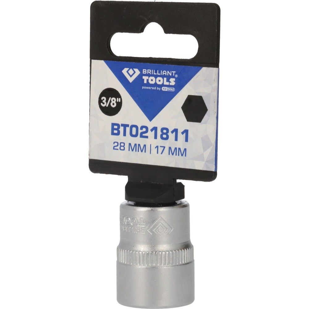 Produktabbildung Nr. 6: BRILLIANT TOOLS 3/8" Sechskant-Stecknuss, 17 mm