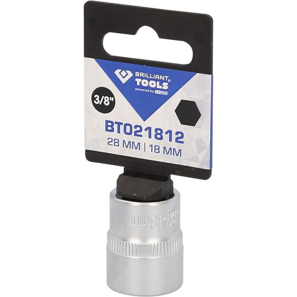 Produktabbildung Nr. 5: BRILLIANT TOOLS 3/8" Sechskant-Stecknuss, 18 mm