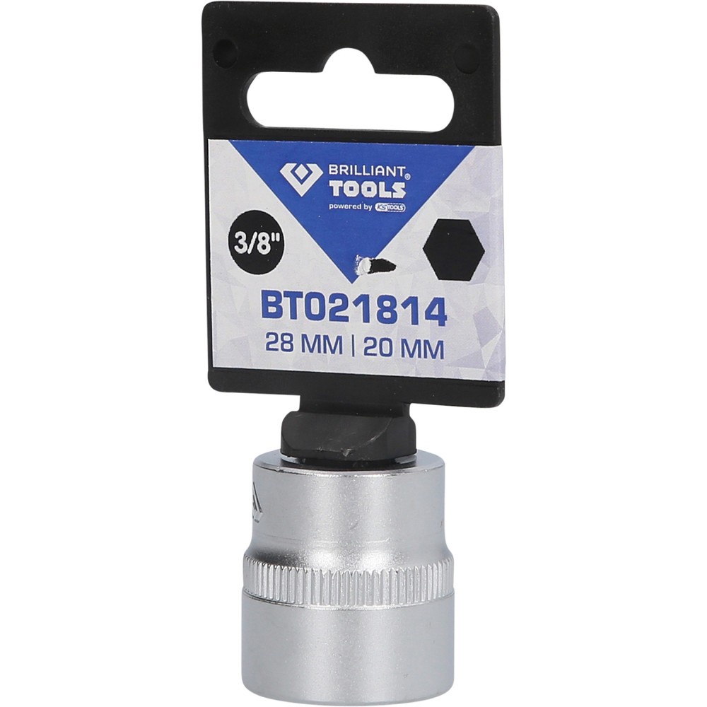 Produktabbildung Nr. 5: BRILLIANT TOOLS 3/8" Sechskant-Stecknuss, 20 mm