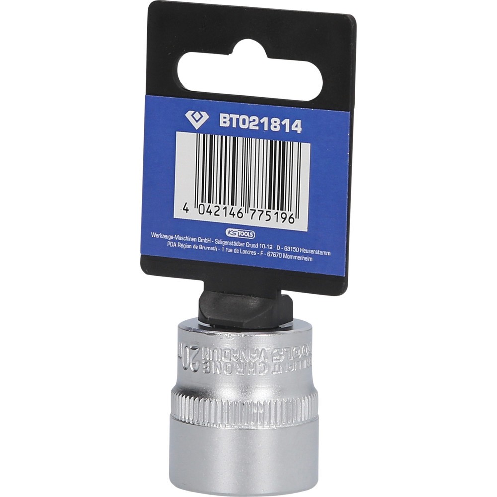 Produktabbildung Nr. 7: BRILLIANT TOOLS 3/8" Sechskant-Stecknuss, 20 mm