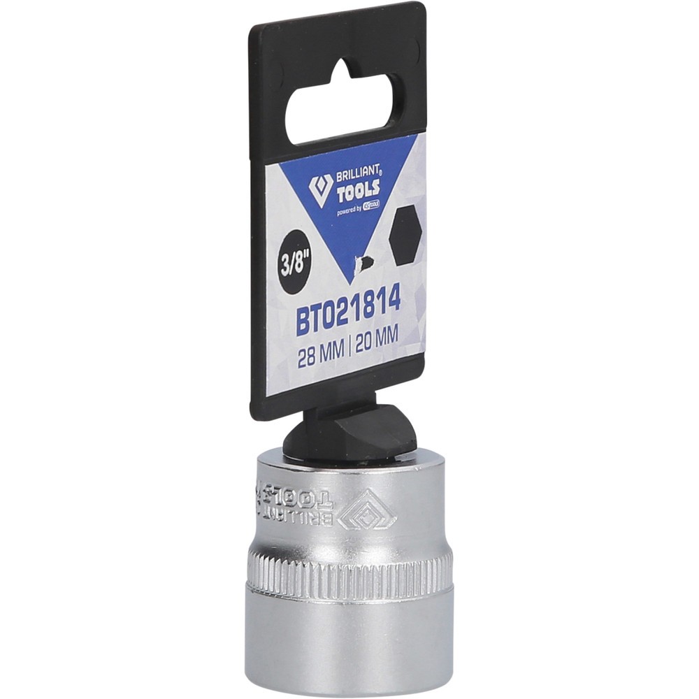 Produktabbildung Nr. 8: BRILLIANT TOOLS 3/8" Sechskant-Stecknuss, 20 mm