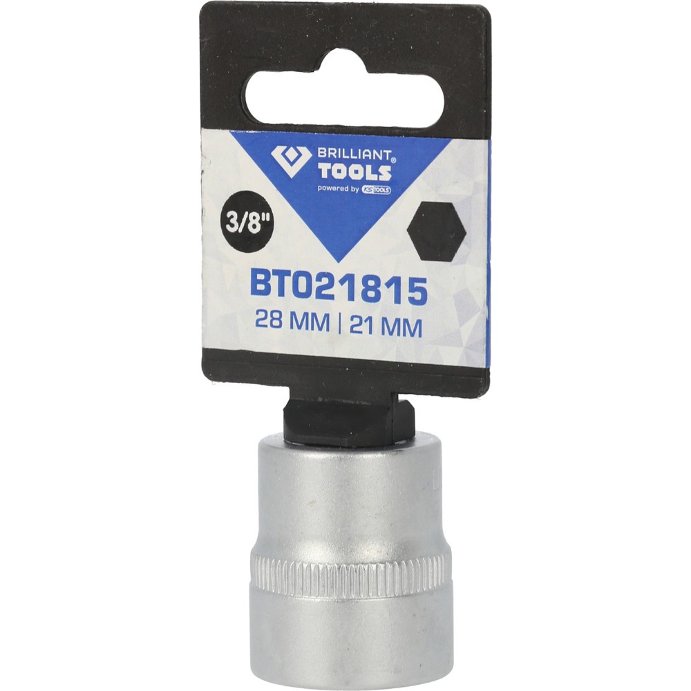 Produktabbildung Nr. 5: BRILLIANT TOOLS 3/8" Sechskant-Stecknuss, 21 mm