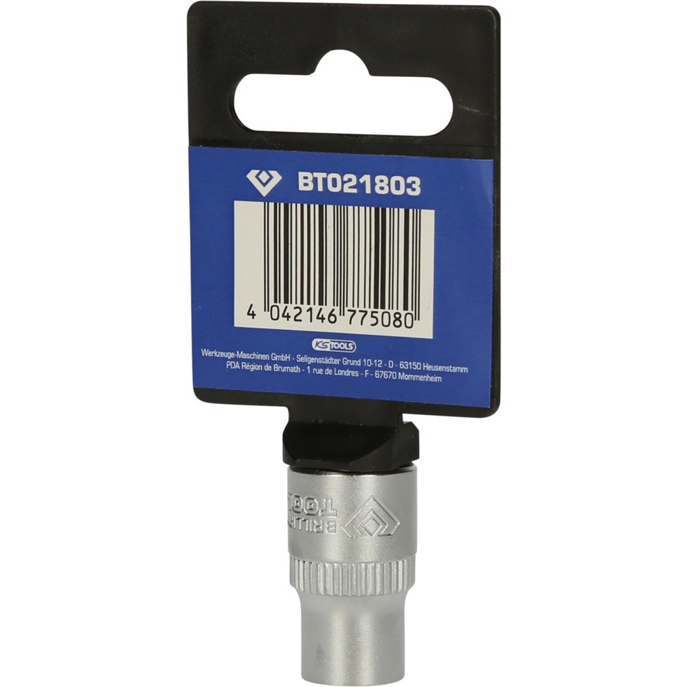Produktabbildung Nr. 7: BRILLIANT TOOLS 3/8" Sechskant-Stecknuss, 9 mm