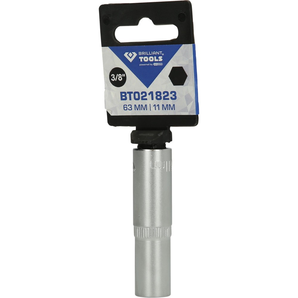 Produktabbildung Nr. 5: BRILLIANT TOOLS 3/8" Sechskant-Stecknuss, lange Ausführung, 11 mm