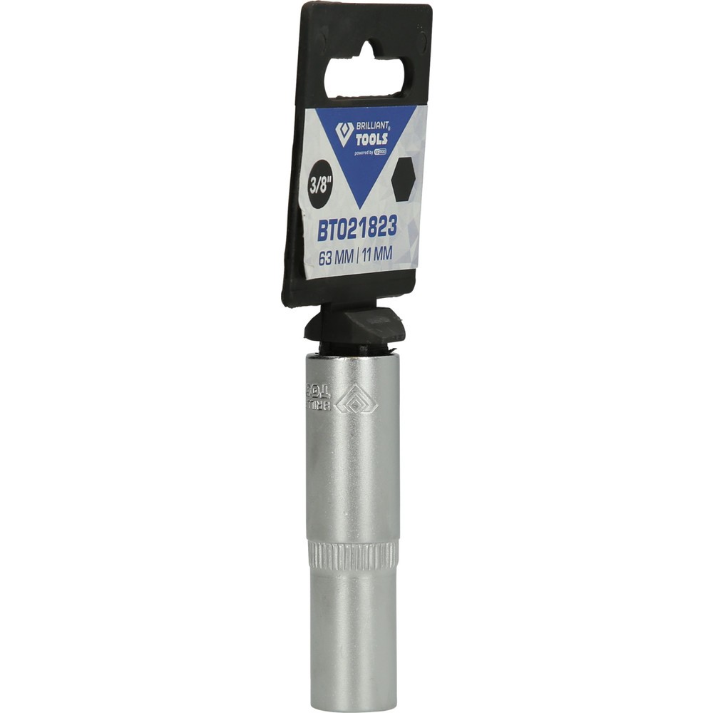 Produktabbildung Nr. 8: BRILLIANT TOOLS 3/8" Sechskant-Stecknuss, lange Ausführung, 11 mm