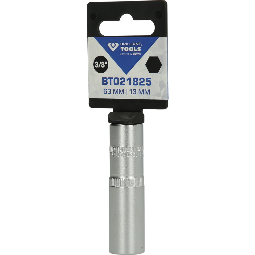 Produktabbildung Nr. 5: BRILLIANT TOOLS 3/8" Sechskant-Stecknuss, lange Ausführung, 13 mm