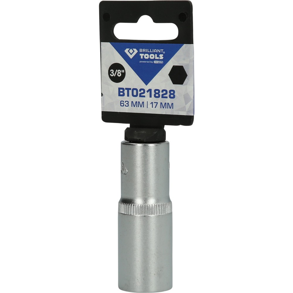 Produktabbildung Nr. 5: BRILLIANT TOOLS 3/8" Sechskant-Stecknuss, lange Ausführung, 17 mm
