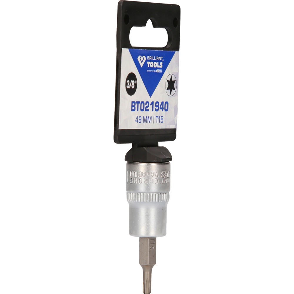Produktabbildung Nr. 8: BRILLIANT TOOLS 3/8" Torx-Bit-Stecknuss, T15