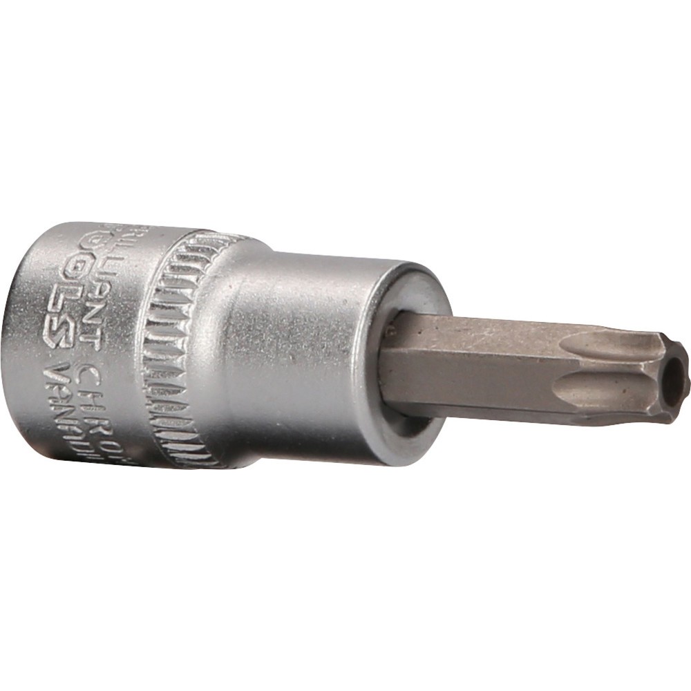 Produktabbildung: BRILLIANT TOOLS 3/8" Torx-Bit-Stecknuss, mit Stirnlochbohrung, TB40