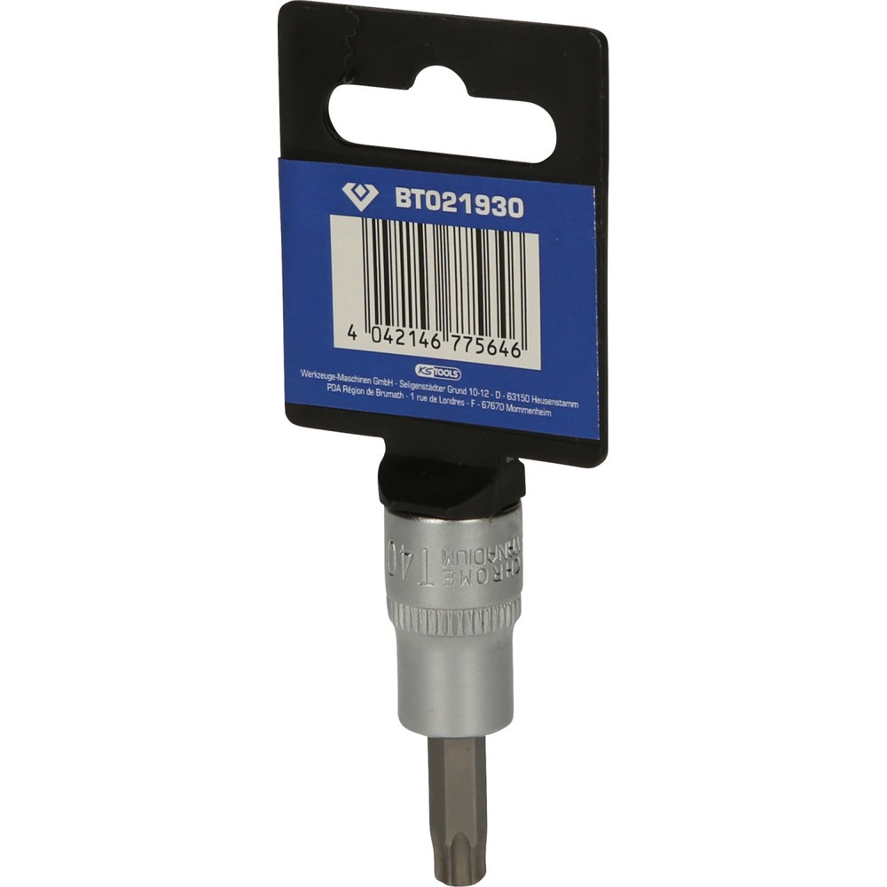 Produktabbildung Nr. 7: BRILLIANT TOOLS 3/8" Torx-Bit-Stecknuss, mit Stirnlochbohrung, TB40