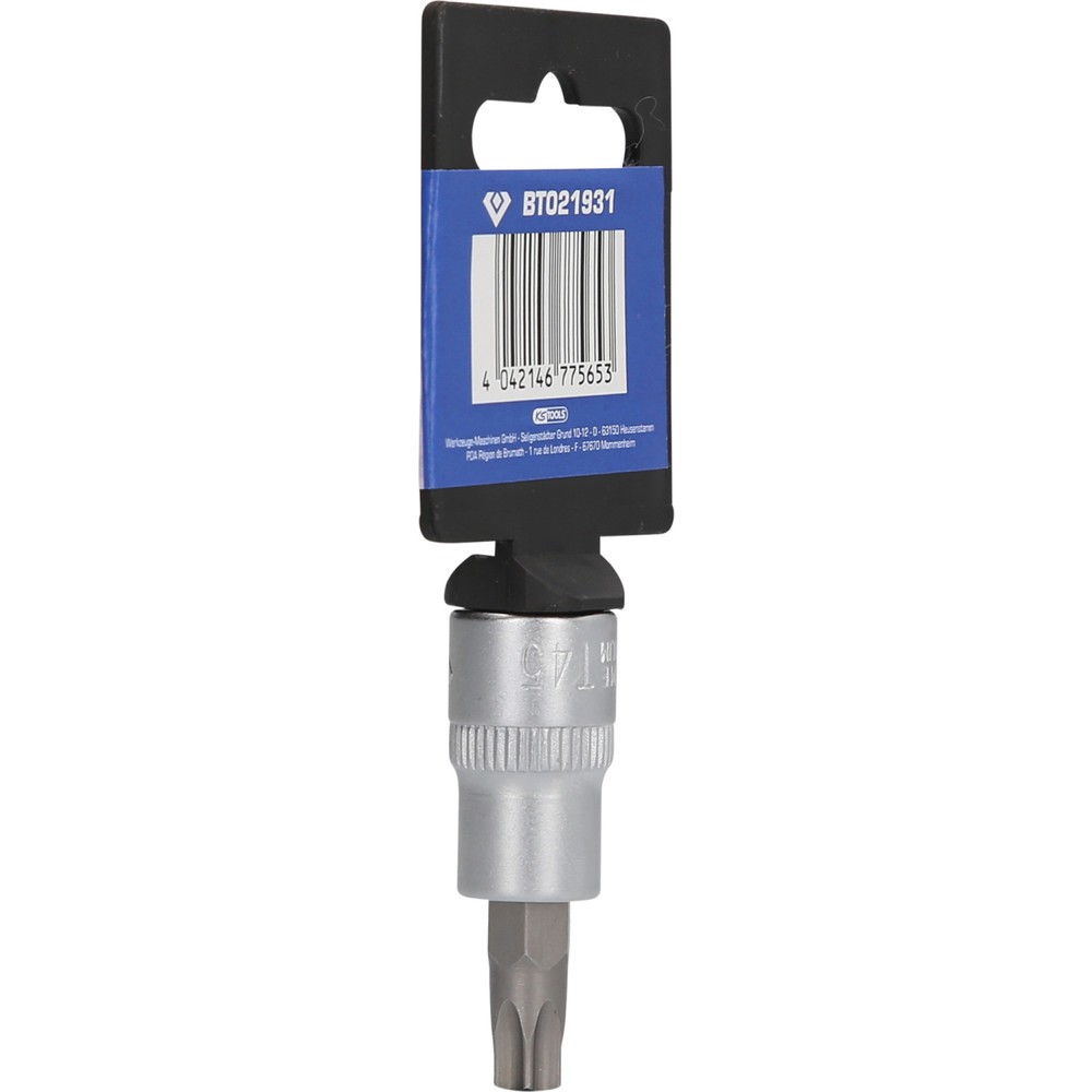 Produktabbildung Nr. 6: BRILLIANT TOOLS 3/8" Torx-Bit-Stecknuss, mit Stirnlochbohrung, TB45