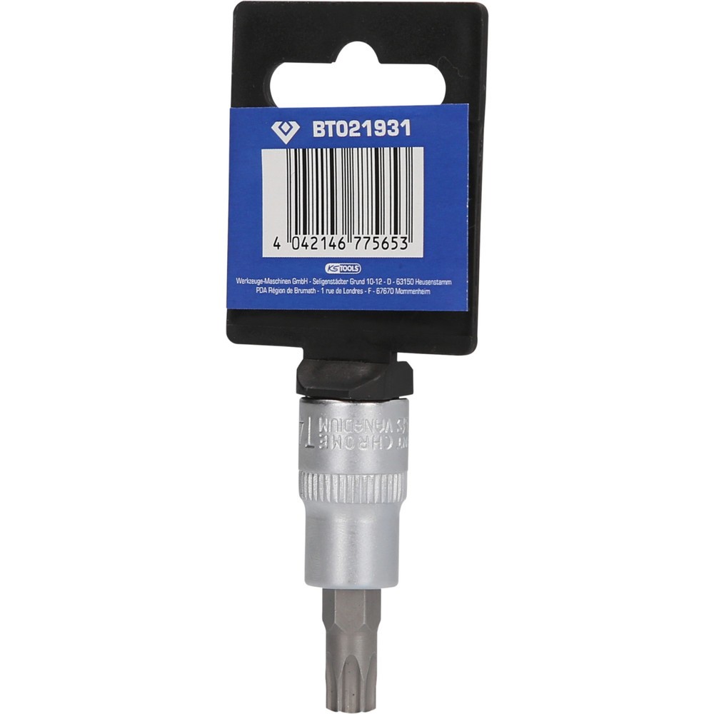 Produktabbildung Nr. 7: BRILLIANT TOOLS 3/8" Torx-Bit-Stecknuss, mit Stirnlochbohrung, TB45