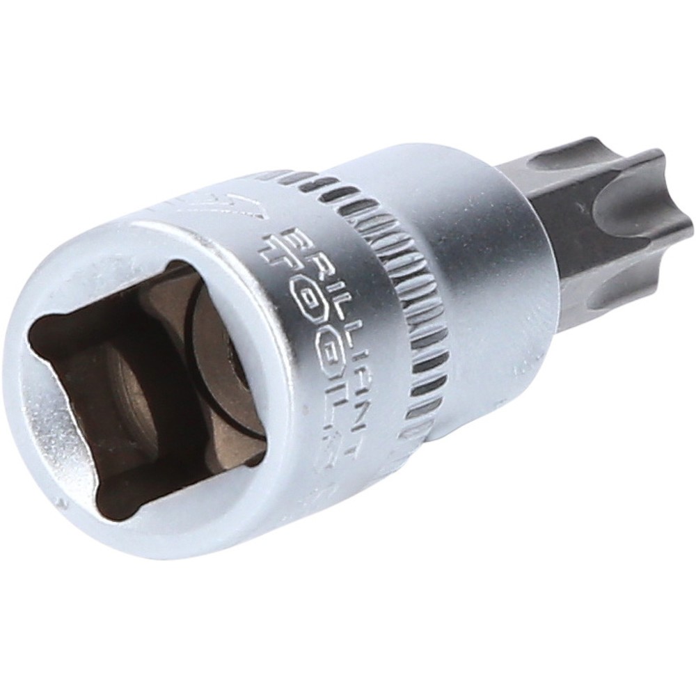 Produktabbildung Nr. 6: BRILLIANT TOOLS 3/8" Torx-Bit-Stecknuss, mit Stirnlochbohrung, TB50