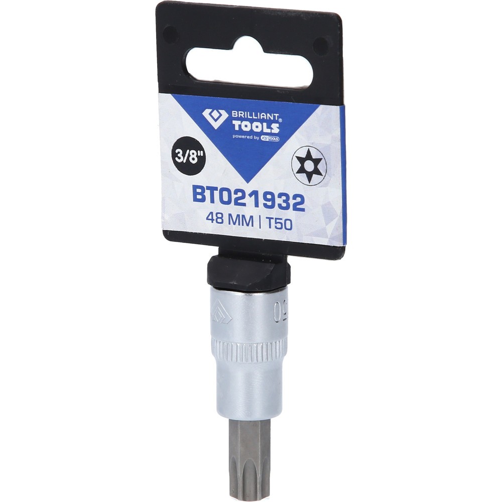 Produktabbildung Nr. 7: BRILLIANT TOOLS 3/8" Torx-Bit-Stecknuss, mit Stirnlochbohrung, TB50