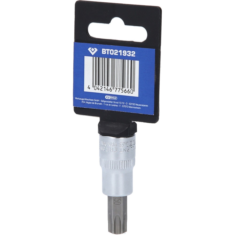 Produktabbildung Nr. 8: BRILLIANT TOOLS 3/8" Torx-Bit-Stecknuss, mit Stirnlochbohrung, TB50